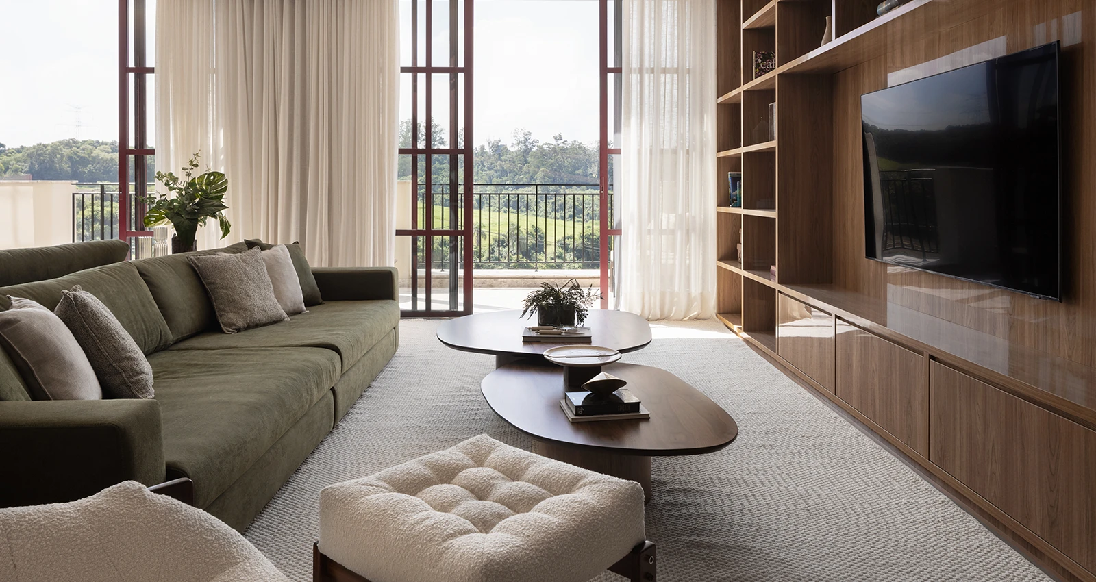 Living JHSF Residence no Boa Vista Village | Residence de 2 suítes